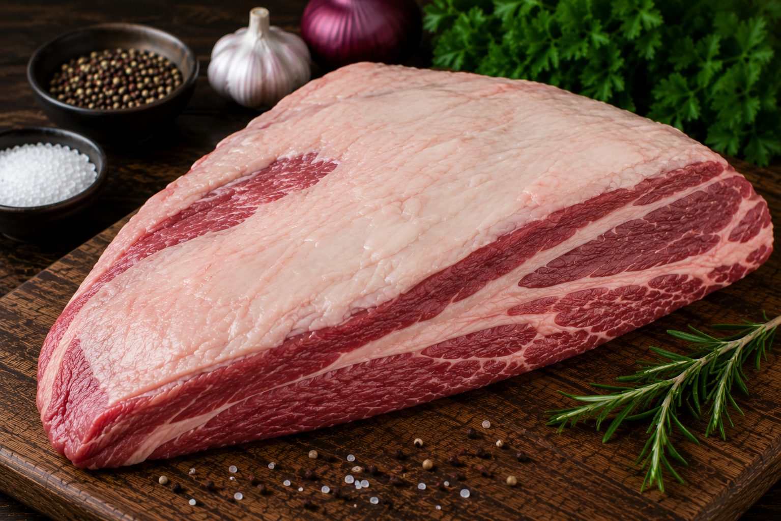 Brisket mit Fettdeckel