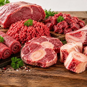 Fleischpaket Weidekuh 10 kg mit Knochen